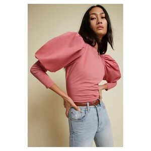 NATION LTD • Daniella Combo Party Tee in Geranium